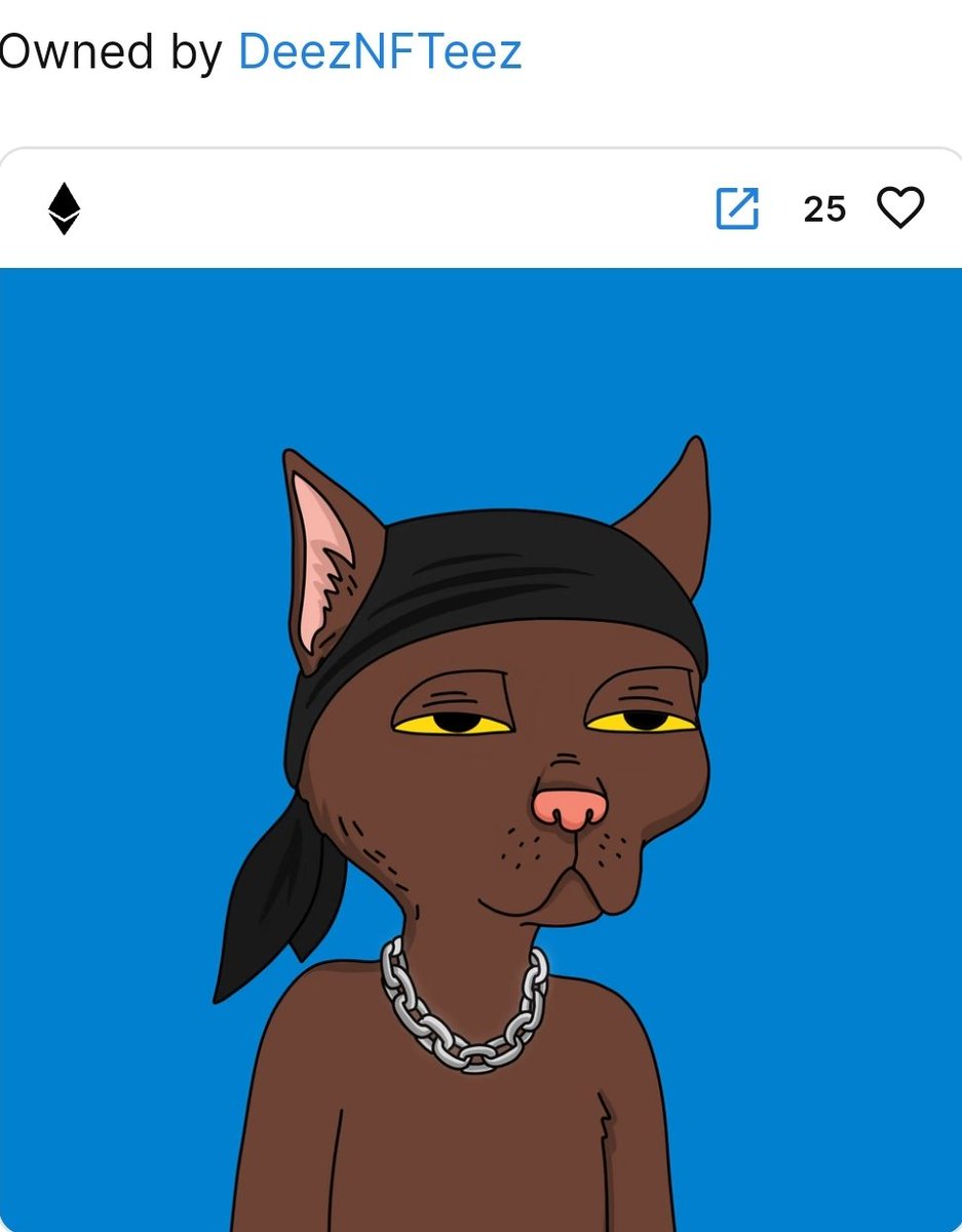 DeezNFTeez7's tweet image. Picked up my 3rd @GutterCatGang 
Need to grab a few more at these prices.
#ganggang #keepitgutter