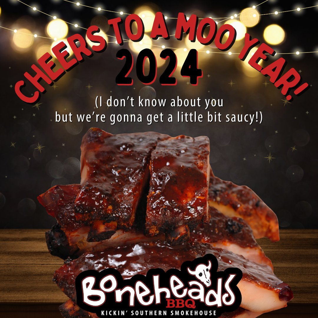 BoneheadsBBQ's tweet photo. Wishing you all a smokin' good 2024!! ๐ฅ๐๐
#HappyNewYear2024 #BBQ #GettinSaucy #Halifax #FireItUp #GetFed #NYEHalifax https://t.co/UJylFkg7jo