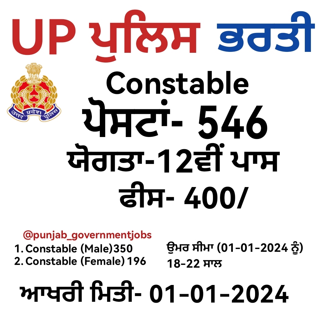 Punjab Government Jobs tweet media