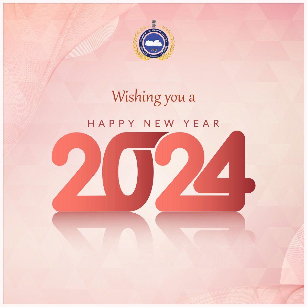 The Meghalaya Legislative Assembly Secretariat wishes all a Happy New Year 2024