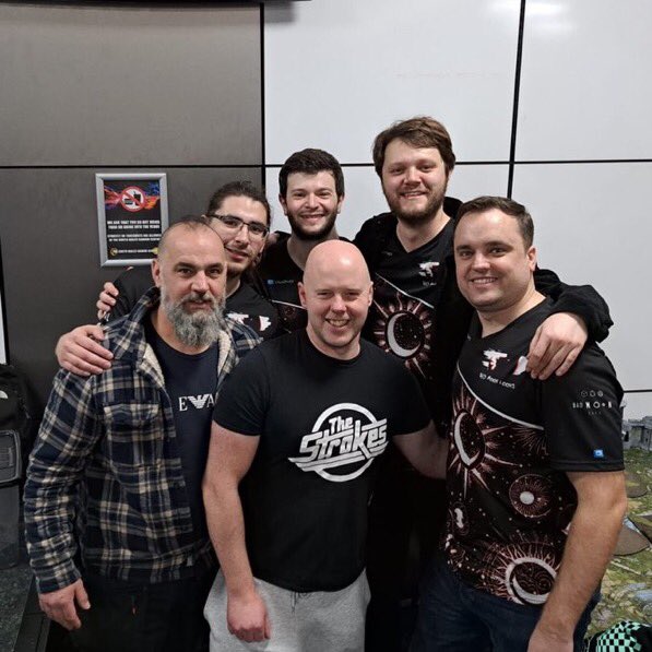 LoonsBad's tweet photo. What a year eh?

Da Bad Moon Loons have gone truly global 🌙

We had players at @AosWorlds 
And @warhammer World Championships, and across the UK! 

@Scuttleboss continued to define the meta 🕷️🕸️
@Lon_Vagabond confirmed himself as the worst incarnate player ☠️ (1/3) https://t.co/Q3ri4FpShY