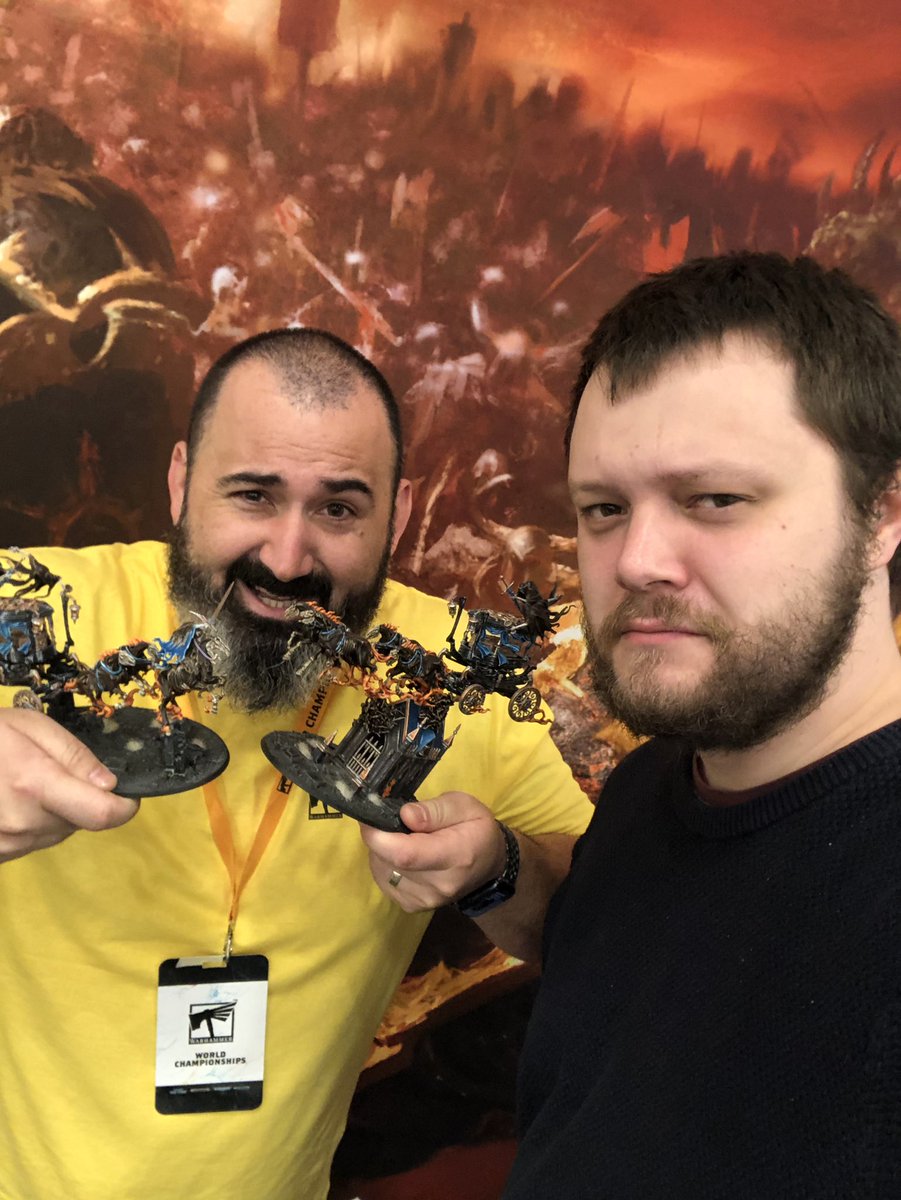LoonsBad's tweet photo. What a year eh?

Da Bad Moon Loons have gone truly global 🌙

We had players at @AosWorlds 
And @warhammer World Championships, and across the UK! 

@Scuttleboss continued to define the meta 🕷️🕸️
@Lon_Vagabond confirmed himself as the worst incarnate player ☠️ (1/3) https://t.co/Q3ri4FpShY