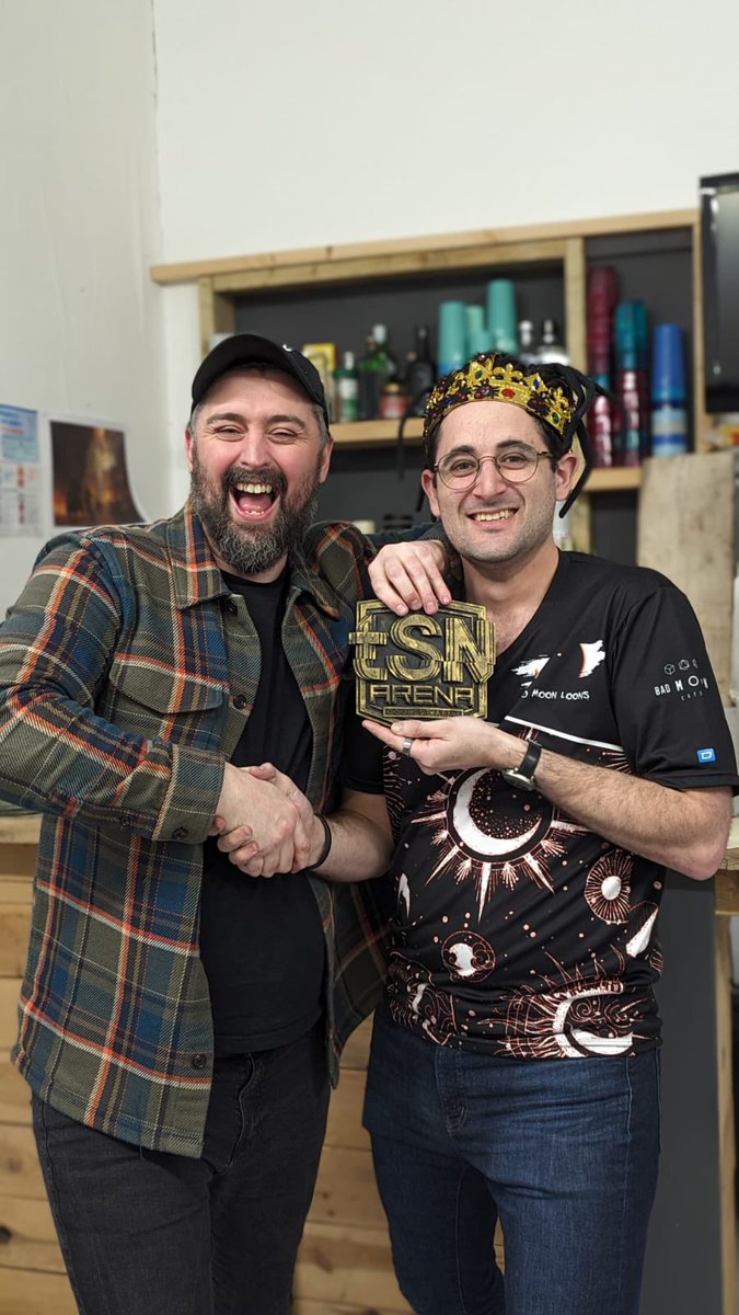 LoonsBad's tweet photo. What a year eh?

Da Bad Moon Loons have gone truly global 🌙

We had players at @AosWorlds 
And @warhammer World Championships, and across the UK! 

@Scuttleboss continued to define the meta 🕷️🕸️
@Lon_Vagabond confirmed himself as the worst incarnate player ☠️ (1/3) https://t.co/Q3ri4FpShY