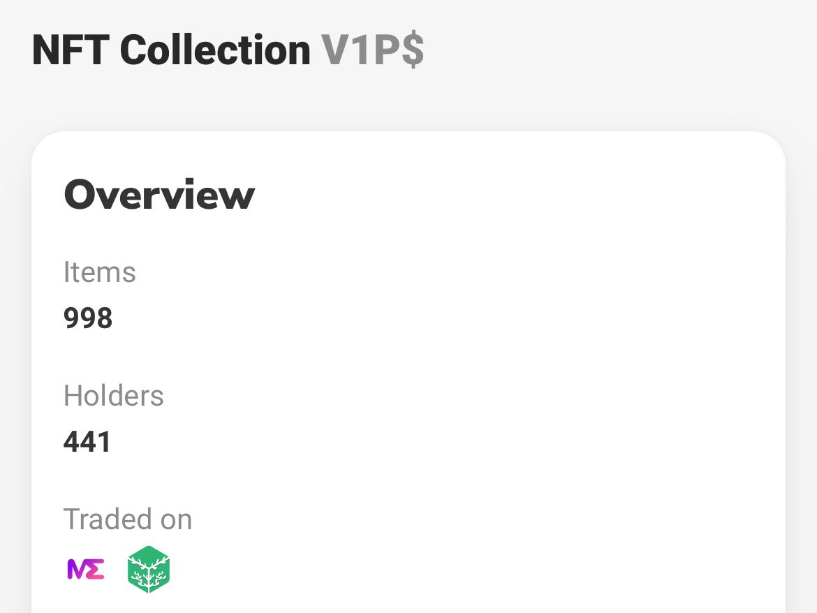 V1PS_NFTs's tweet photo. Cerramos el año 2023 🤌🏼.

2.20 (228 USD) 
80 Listados 
441 Holders 
6,660 SOL (692K USD) Volumen histórico. 

Lo más importante 🧠, la comunidad creciendo y más unida que nunca 🫡 nos vemos este 2024 V1PS 2.0 . https://t.co/NTL0j2t75m
