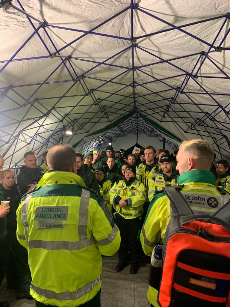 London Ambulance Service (@ldn_ambulance) on Twitter photo Ambulance crews from #TeamLAS and <a href="/stjohnambulance/">St John Ambulance England</a> are starting their #NYE shifts from our deployment centre on the Mall.
We have an extra 200 LAS staff on the road tonight, caring for the capital as it welcomes #NewYear2024 Ambulance crews from #TeamLAS and <a href="/stjohnambulance/">St John Ambulance England</a> are starting their #NYE shifts from our deployment centre on the Mall.
We have an extra 200 LAS staff on the road tonight, caring for the capital as it welcomes #NewYear2024