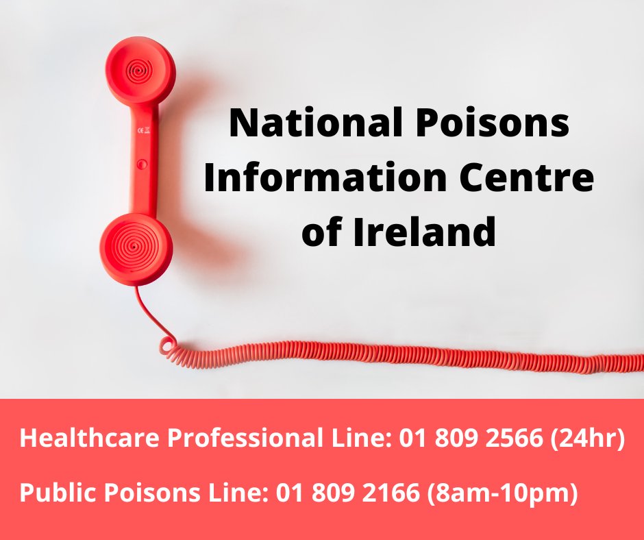 1⃣st January 2024! New Year's Day Resolution Put the number for the poisons centre in your phone - you never know when you might need it! Healthcare Professional Line: 01 809 2566 (24 hr) Public Poisons Line: 01 809 2166 (8am-10pm) Please repost to help spread the word 🙏