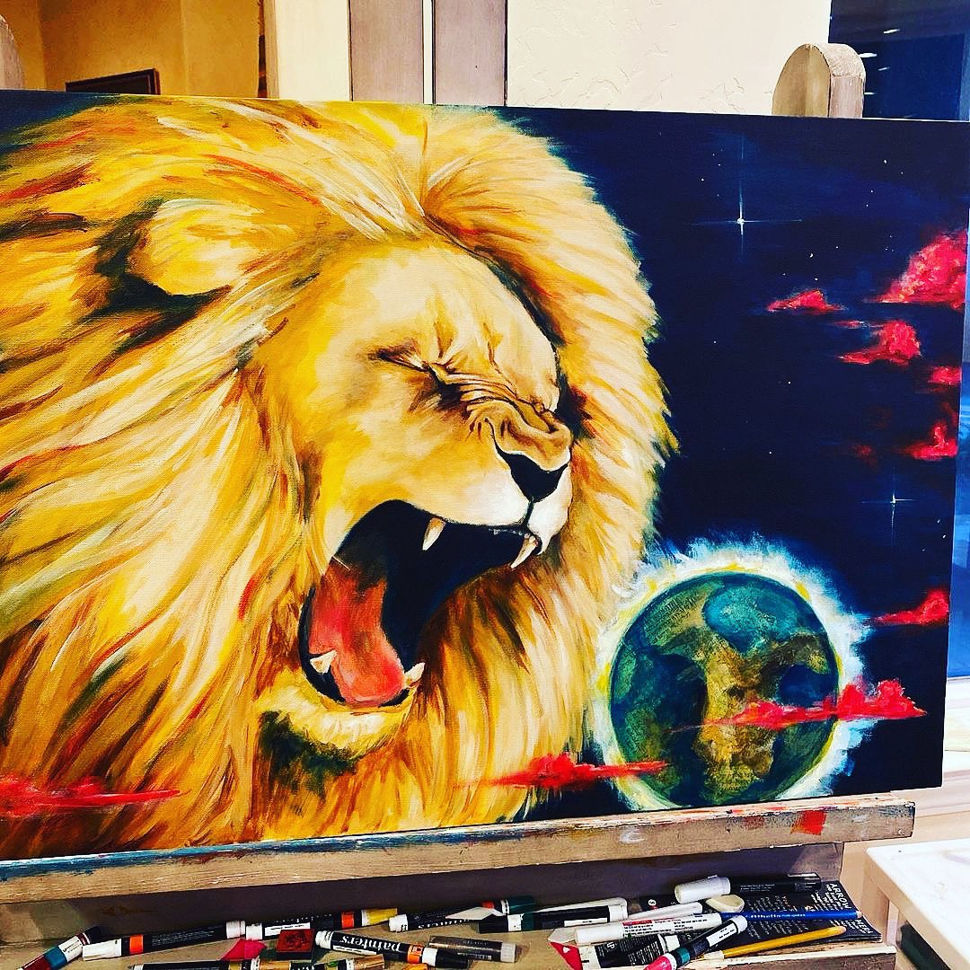 Some pictures are worth far more than 1000 words…🤩👑

#truth #awareness #identity 

#faithoverfear #fearofthelord #propheticart #prophetswhopaint #lionofjudah🦁