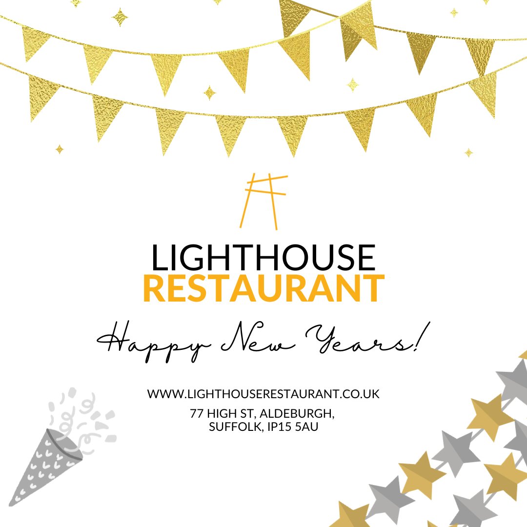 HAPPY NEW YEAR! As the clock ticks down to the new year we raise a glass to each and every one of you. May the new year bring you joy, prosperity, and endless moments of delight. Thank you for choosing us over the year to play host! #TheLighthouse #Aldeburgh #NewYearsEve