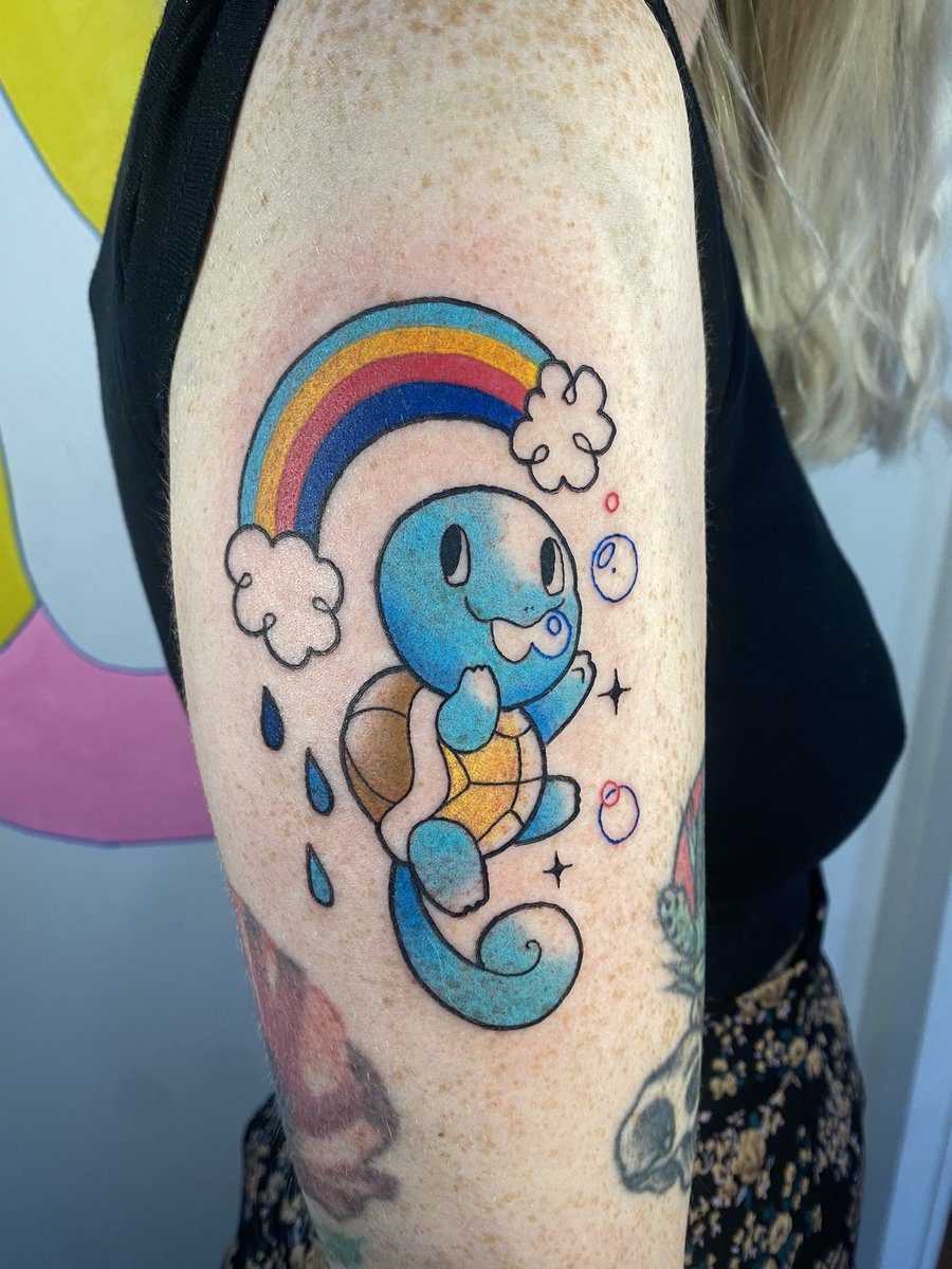 surferbugs's tweet photo. Some Pokémon tats I’ve done recently 😤 https://t.co/hdtU5sHBIe