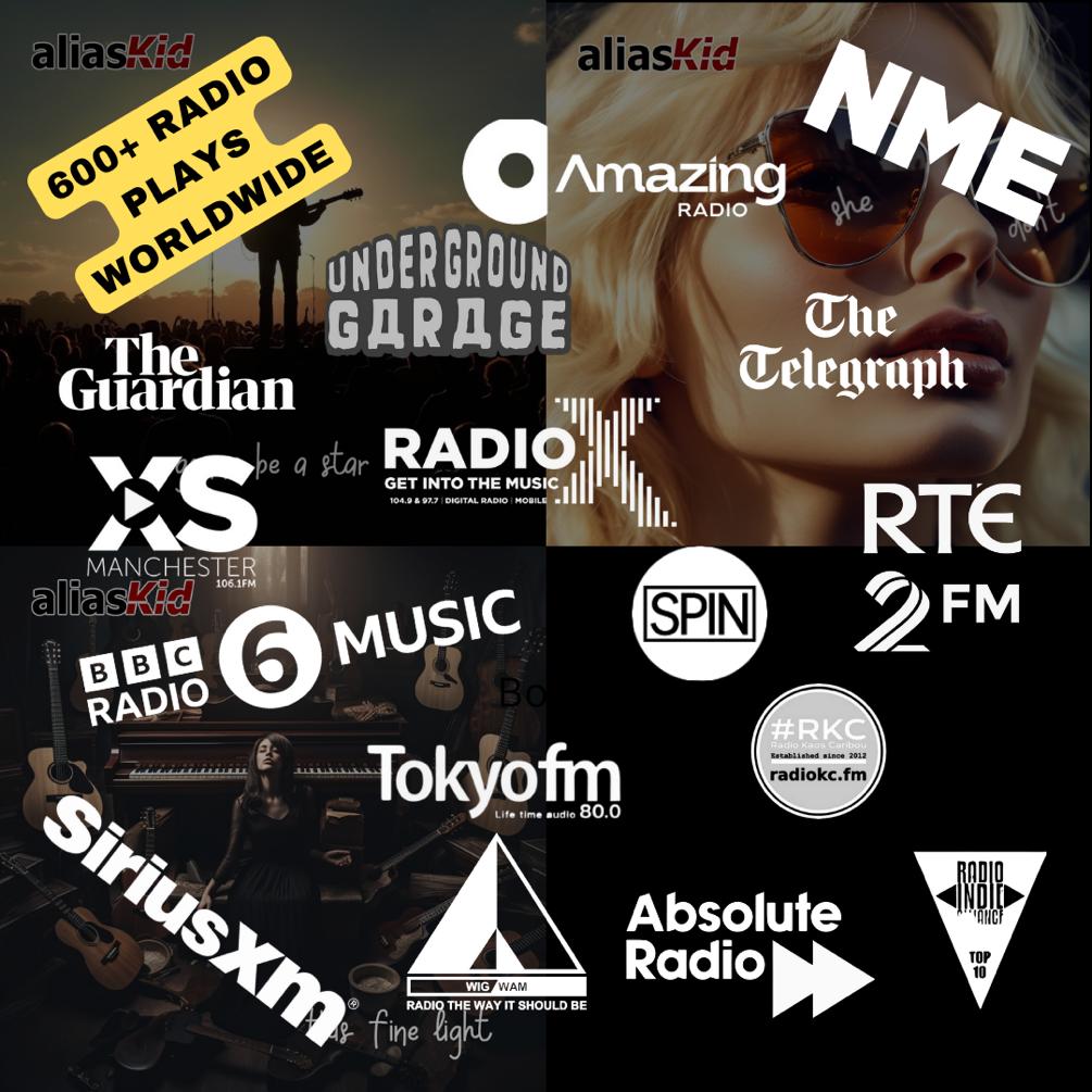Happy New Year. Over 600 radio plays worldwide on biggest stations in the world, won a national radio listener poll, nominated for the best indie band It's fair to say 2023 was Aks biggest year to date. 
2024 lining up to be even better. Will Be able to announce more soon  BIG !!