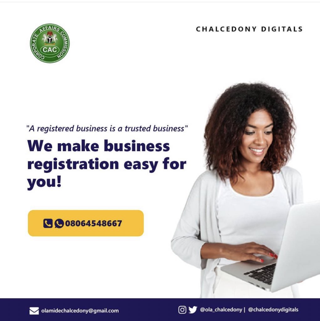 ola_chalcedony's tweet photo. Please contact me for your 

📌CAC INCORPORATION REGISTRATIONS

 📌NIN REGISTRATION/MODIFICATIONS

📌SCUML REGISTRATION 

 📌TAX/ANNUAL RETURNS FILLING 

📌TRADEMARK(SEARCH, ACKNOWLEDGMENT &amp; ACCEPTANCE LETTER)

ALL Post incorporations services 
https://t.co/IpKzFRJhl0 https://t.co/uOHAbWTCrO