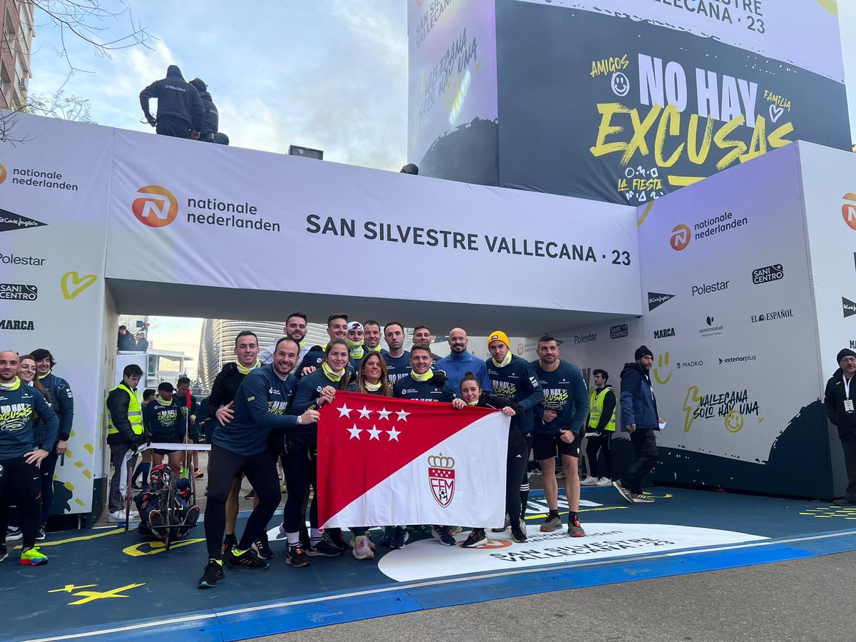 RFFM_oficial's tweet image. 🏃🏻🏃🏻‍♀️🏃‍♂️ Los árbitros del #CAFM encabezados por nuestra vicepresidenta de relaciones institucionales @aliciamartinpe han corrido la última carrera del año para dar la bienvenida al nuevo 2024 y deseando mucha salud para el fútbol de Madrid ✌️

@ssvallecana | #NoHayExcusas