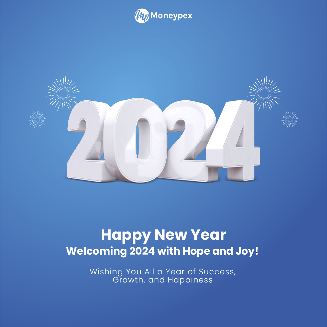 moneypexacc's tweet photo. Happy New Year! 🎉🌟 As we welcome 2024 with open arms, let's embrace the promise of hope and the joy of new beginnings. 
#HappyNewYear #CheersTo2024 #NewBeginnings #Hello2024 #NewYearWishes #FreshStart #2024Goals #Welcome2024 #Moneypex https://t.co/Bvpnsmauke