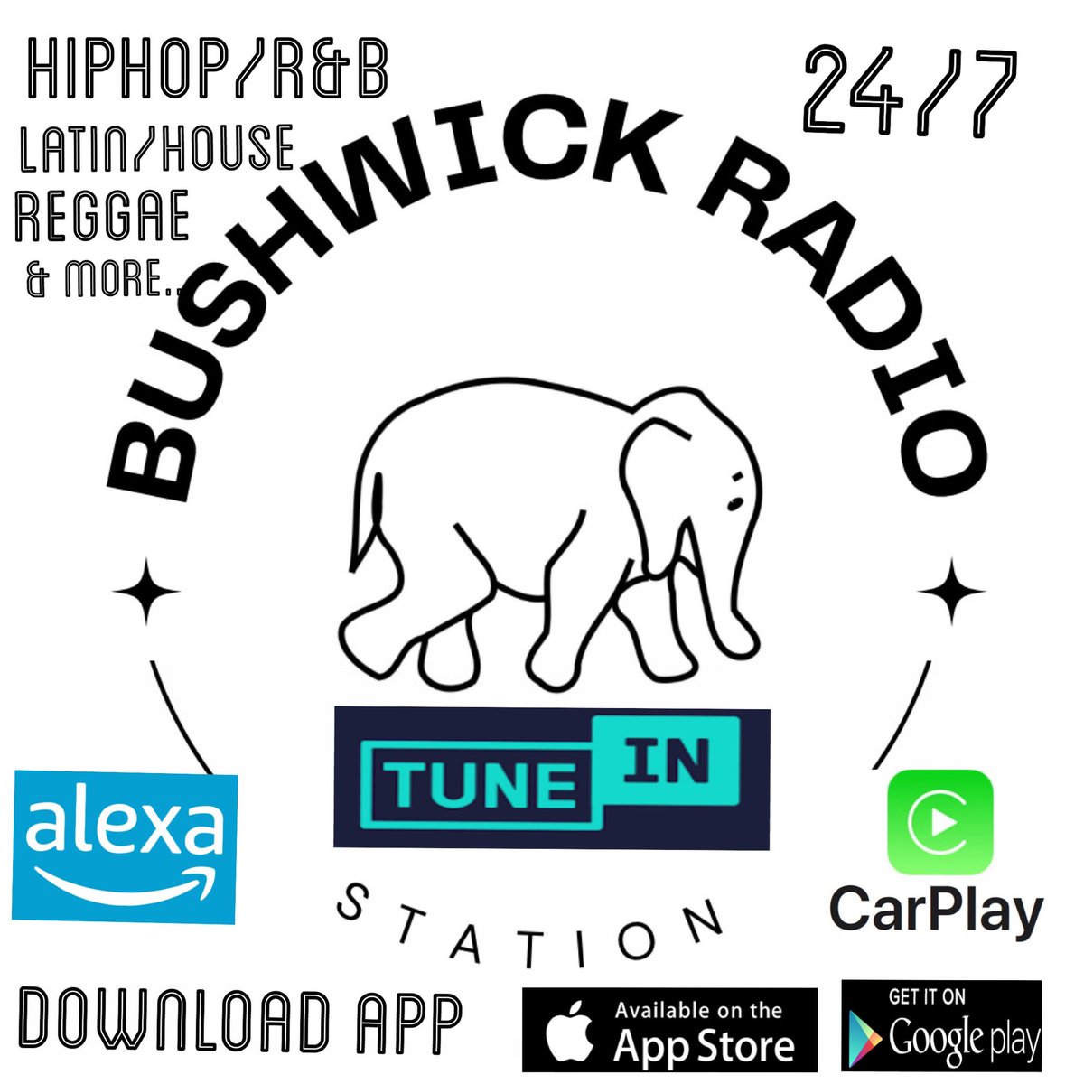 nsnradio's tweet photo. Download BUSHWICK RADIO STATION app 24/7 music from #hiphop #rb #reggae #housemusic #latinmusic #reggaeton and more… keep a 👀 on ig page with rundown of shows airing.. #newyork #canada #europe #worldwide #brooklyn #manhattan #bronx #stateisland #queens #longisland #florida https://t.co/7EA8eKZtEE