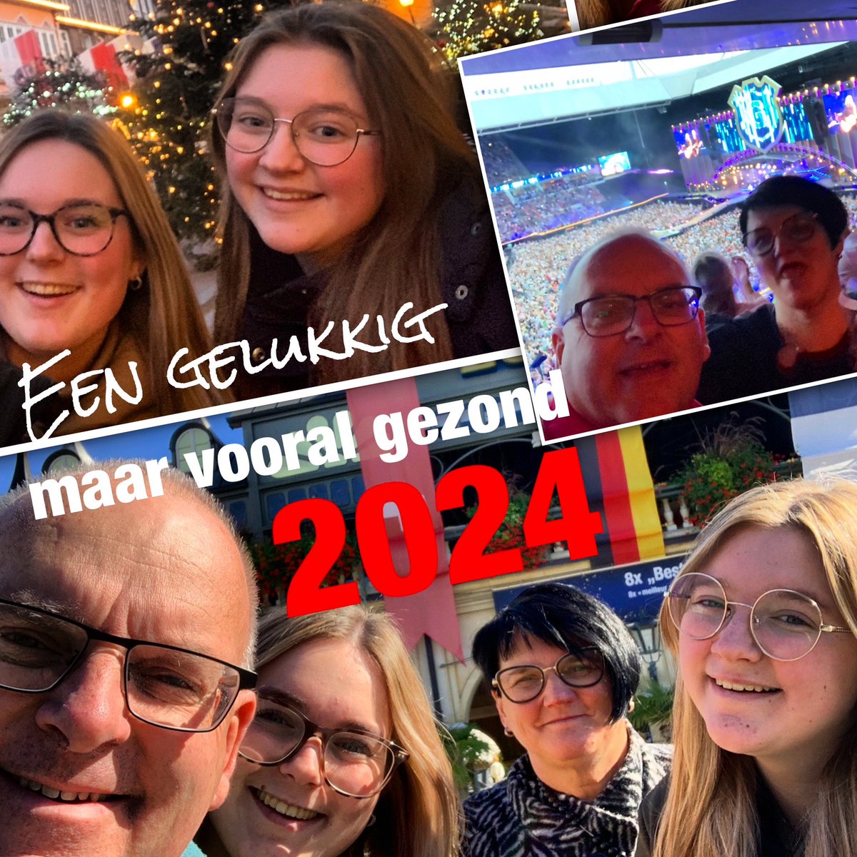 Wij wensen je een mooie jaarwisseling,  een prachtig maar vooral gezond 2024. Angelique, Esmée, Sanne en Marco.