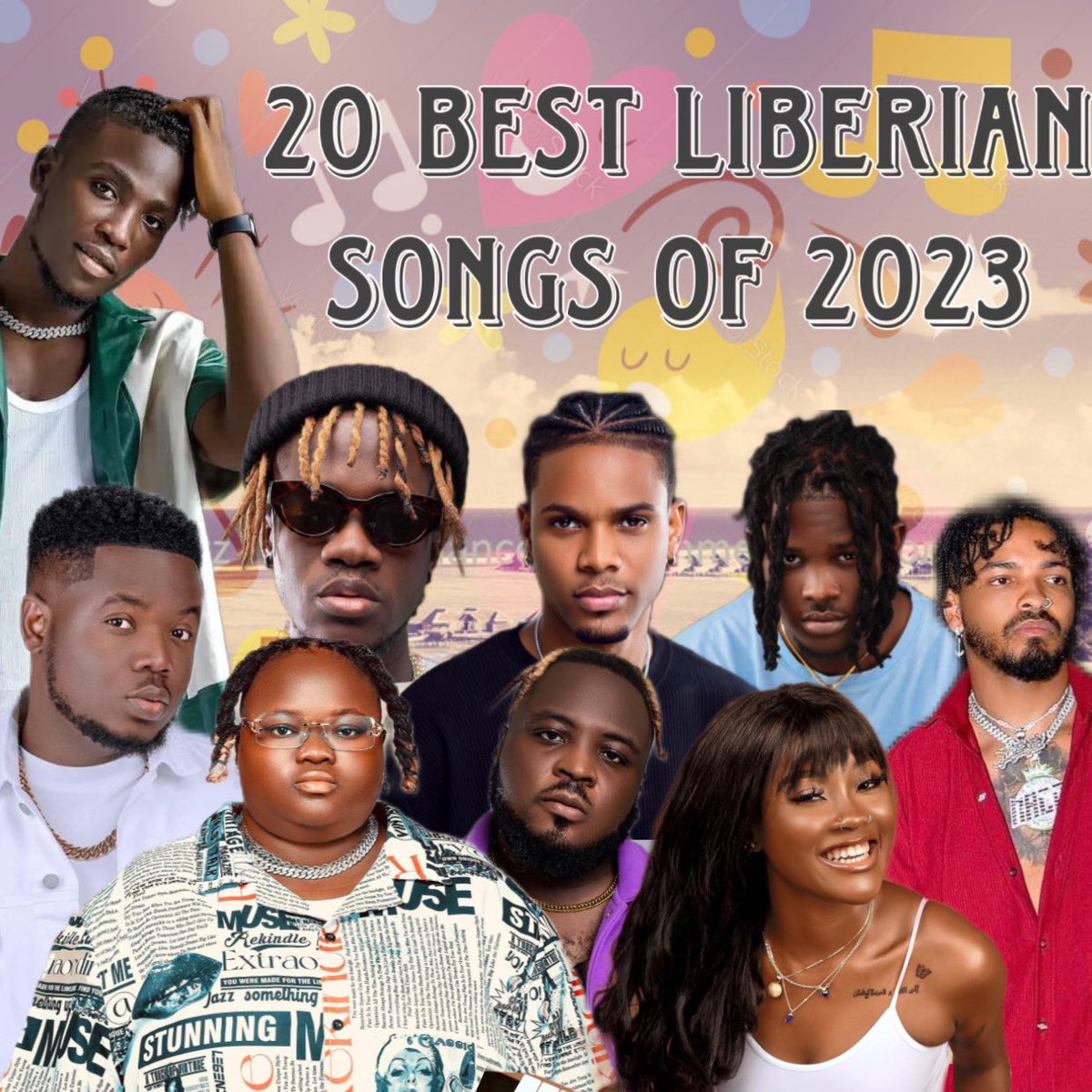 _aketella's tweet photo. As we come to the end of the year, here are the top 20 Liberian songs of the year 2023. Tell me which one is your favorite 🤩 

Stream Here: https://t.co/QxMkJotbT9 https://t.co/lGYaLDK1co