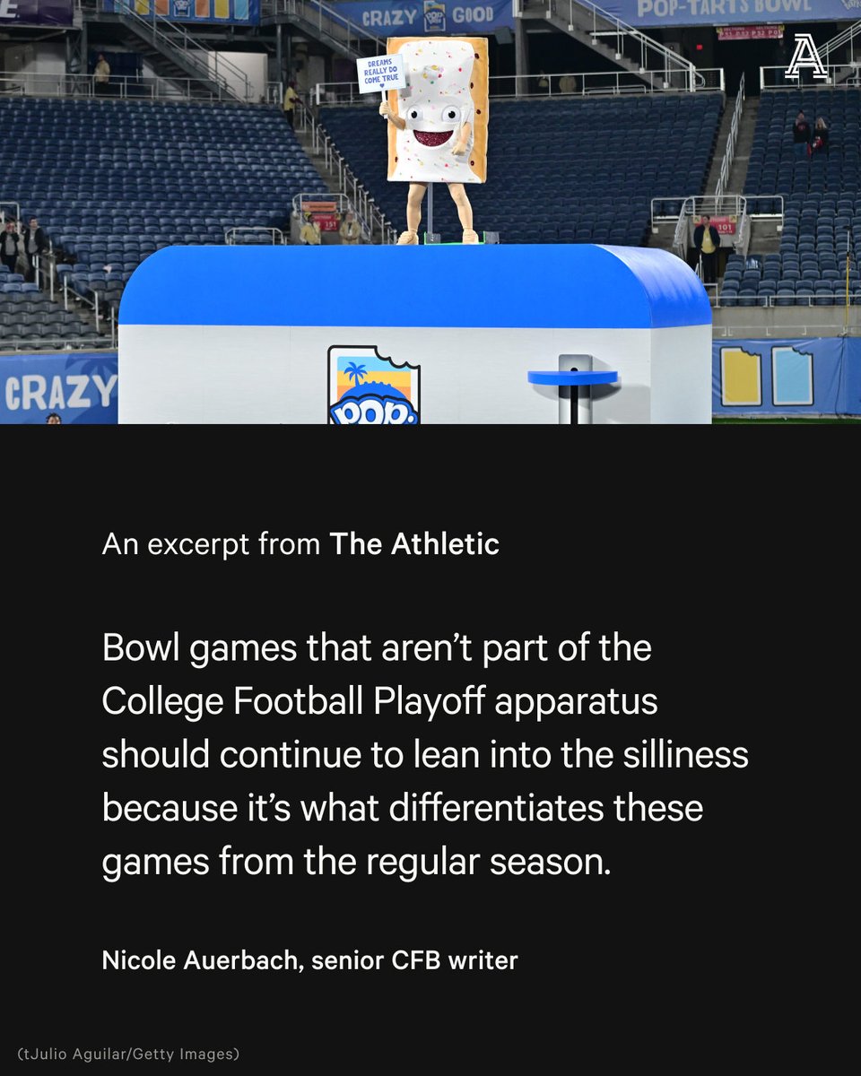 Bowl games are supposed to be fun, not flashpoints for debate among college football media, coaches and fans alike. Allow @NicoleAuerbach to step in to fix things. Here's what she would change about bowls, from silliness to calendar tweaks ⤵️ theathletic.com/5171495/2023/1…