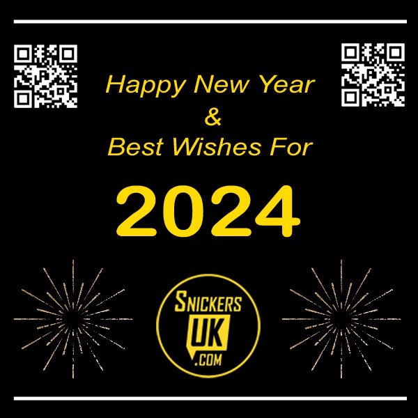 Happy New Year & Best Wishes For 2024, From SnickersUK.com #HappyNewYear #SnickersUK