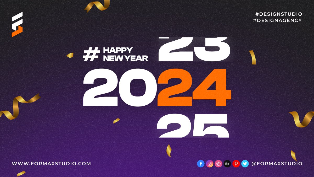 FormaxStudio's tweet image. Wishing you a Happy New Year filled with colors, creativity, and countless design adventures! Let&apos;s make memories, break design barriers, and have a fantastic year together! Cheers to new beginning🚀✨

#NewYear2024 #designstudio #designagency #NewBeginnings #goodbye2023