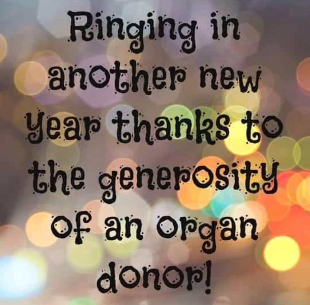 🥂🍾Happy New Year 🍾🥂
What a 2023, may you're 2024 be filled with health and happiness 💜 
<a href="/share_wishes/">Share Your Wishes</a> 
#organdonation