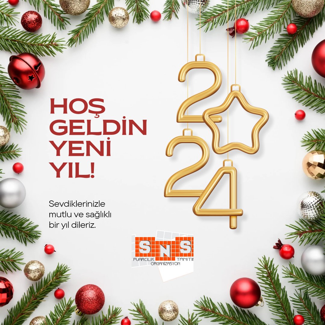 Sevdiklerinizle sağlıklı ve mutlu bir yıl dileriz. Mutlu yıllar! 💫