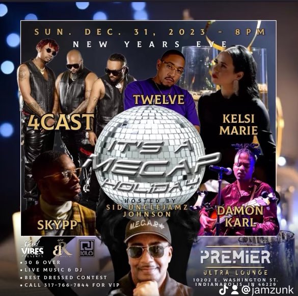 Let's take a moment to wish <a href="/UncleJamz/">Uncle Jamz</a> a Happy Birthday! 🎉🎉 And tonight, we're gonna bring in the New Year's Eve with #MECAP at #PremierUltraLounge. Be there at 8pm! It's gonna be a fun time!