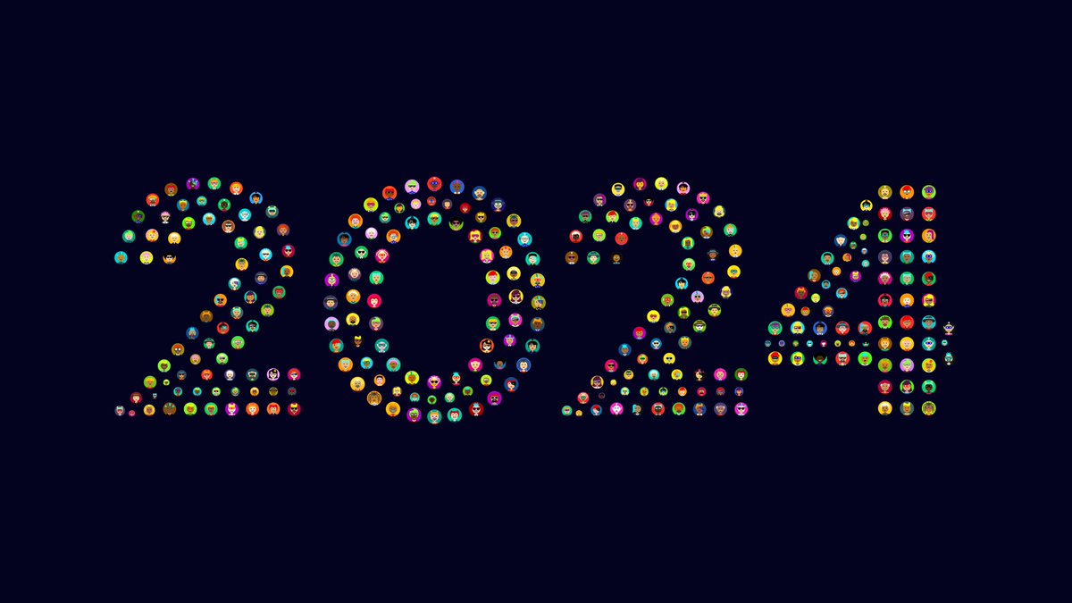 multiavatar's tweet photo. Wishing you a creative New Year! 🎉 https://t.co/pmDwvZx5NI
