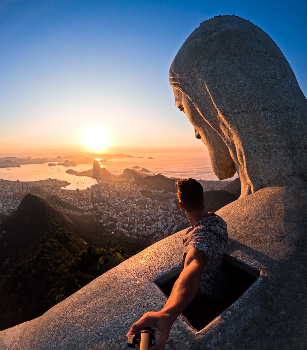 Our #1 photo 2023 🏆

Brilliant Brazilian views 🇧🇷 Snapped with 27MP on #GoProHERO12 Black by #GoProFamily member Rodrigo Pederzini.

#GoPro #GoProTravel #GoProSelfie #Brazil #Rio #ChristTheRedeemer #Travel