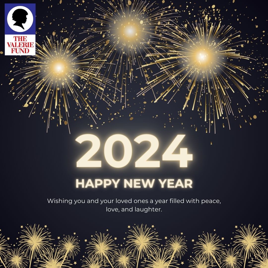 Wishing all a happy, healthy New Year. 
.
.
.
#becauseofvalerie #thevaleriefund #forthekids #TVFNJ #TheValerieFundKids #AlwaysAValerieKid #pediatriccancer #Blooddisorders