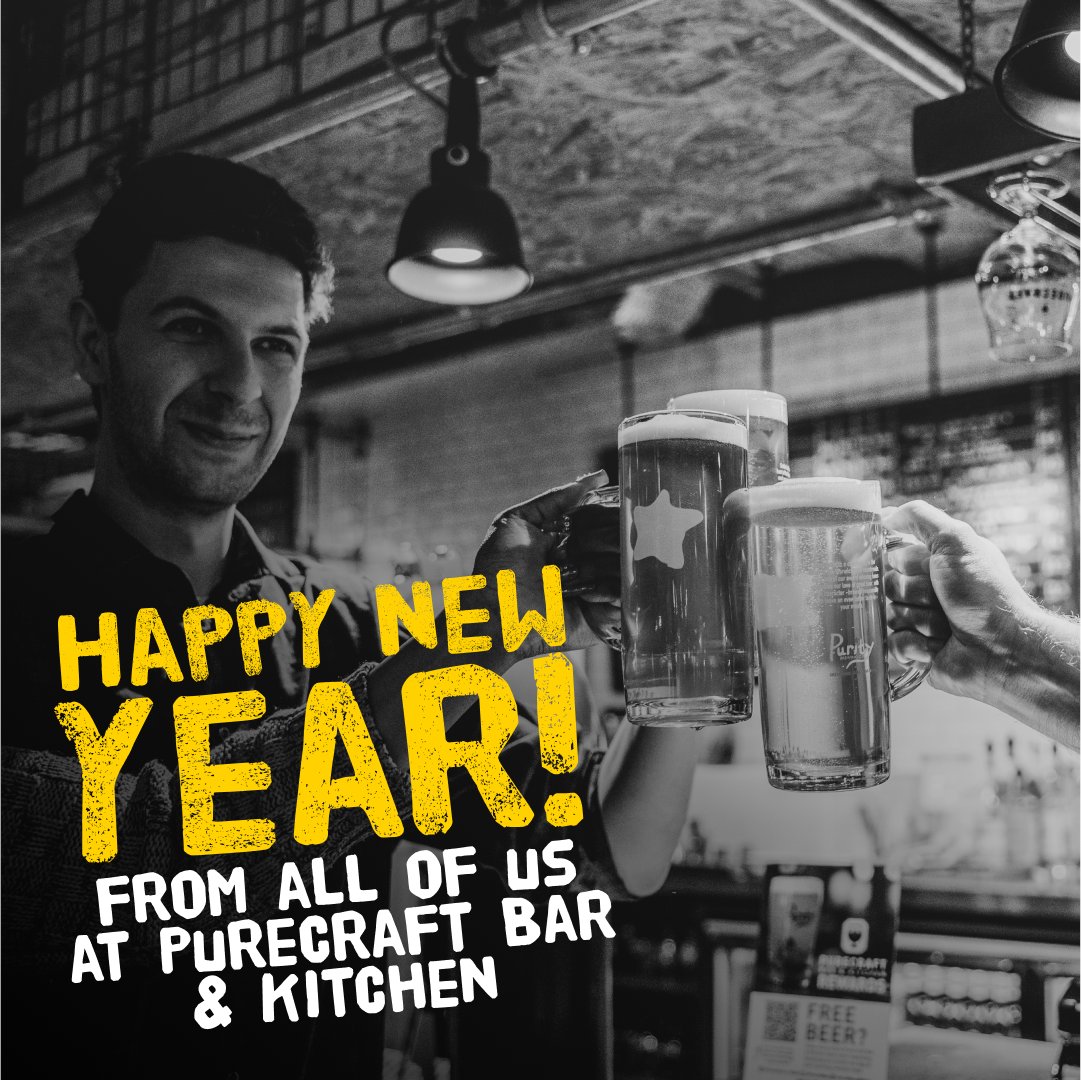 🎉HAPPY NEW YEAR FROM EVERYONE AT PURECRAFT BAR & KITCHEN!

We wish you a happy and prosperous 2024 and can't wait to see you in 2024! 🎉

#NewYearBeers #NewYearsEve #NYE23 #Party #ThankYou #PremiumBeers #Lager #CaskAle #PureCommunity #Cheers #Brum