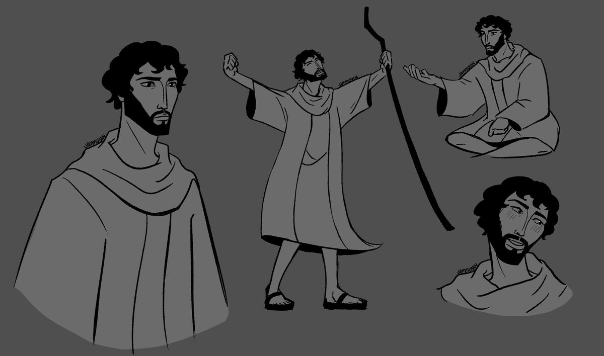 jammunin's tweet photo. u’ll never believe what movie i just watched. 
#princeofegypt #moses #art https://t.co/HTsU7OvnHq