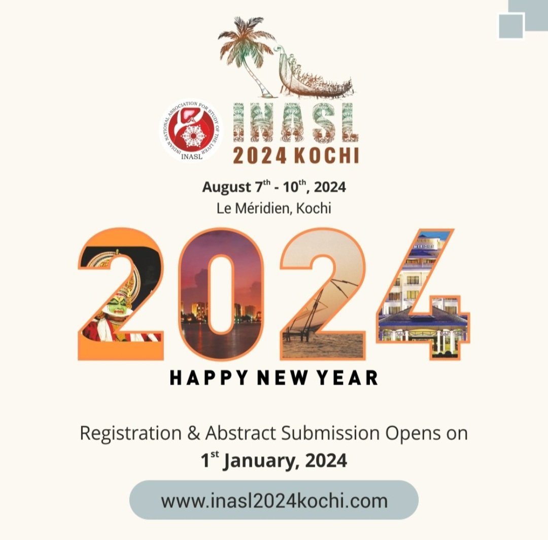 Wishing Everyone a Very Happy and Prosperous New Year. Block your dates for INASL- 2024 at Kochi, Kerala 7th-10th August, 2024 Registration and Abstract Submission is Now Open inasl2024kochi.com