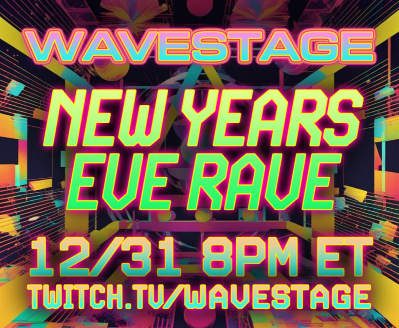 NetWerk_23's tweet image. Tonight at 8pm EST over on: twitch.tv/wavestage 

Party will go on as long as it needs to.  And then there will be an afterparty after that.