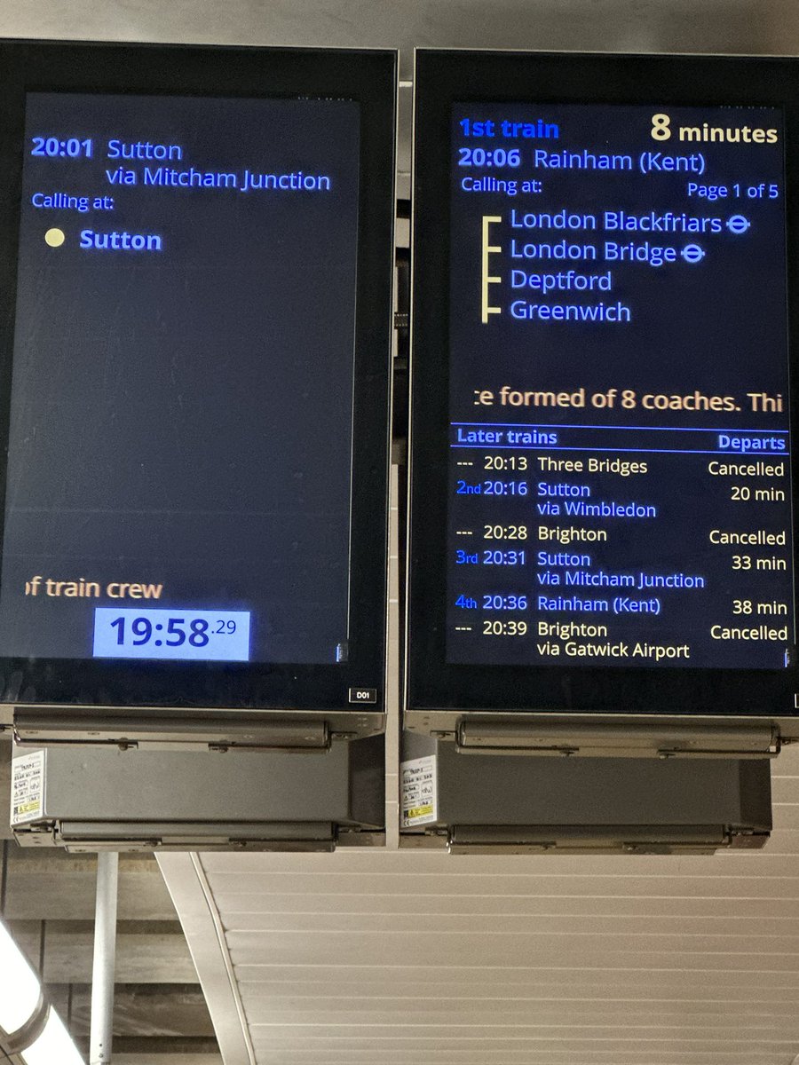 TinoTimes's tweet photo. New Years strikes have started early, or they all called in sick for NYE #tfl  #trainstrikes @MayorofLondon @Mark_J_Harper  #newyearse https://t.co/AuEKtJW2NO