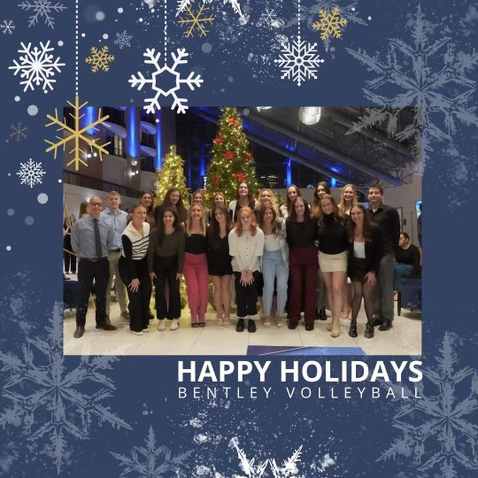 BentleyVball's tweet photo. Happy New Year from Bentley Volleyball! https://t.co/kGh0s3Jrhh