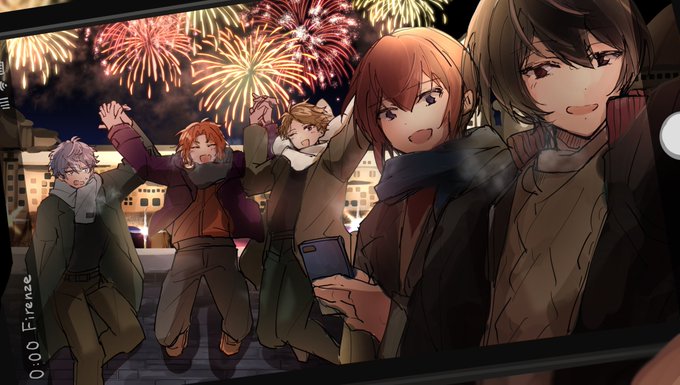 「closed eyes fireworks」 illustration images(Latest)