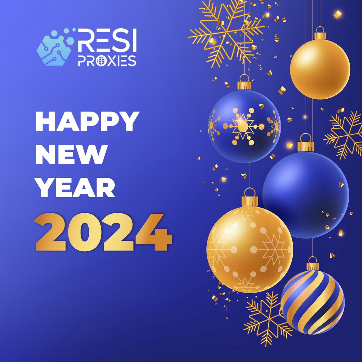 ResiProxiesNet's tweet photo. Happy New Year from ResiProxies Team! Wishing you a year ahead filled with success and smooth connections. Cheers! #newyear #HappyNewYear2024 #proxies

https://t.co/kh5GHEIjC4 https://t.co/lrWLf2L9gx