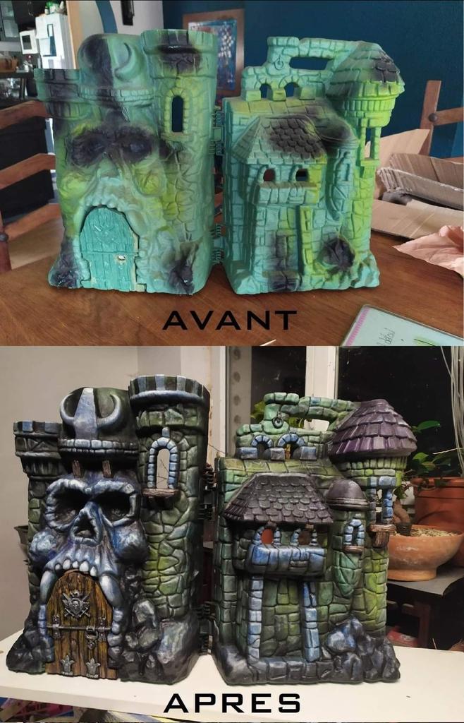 Wanted to share this awesome custom #CastleGraySkull by Herve Thomassin 

Wow, 2 #MOTU posts in a row...not sure if I've ever done that before, but it's a good thing!👍 

#Skeletor #SnakeMountain #ToyCustoms #Eternia #Heman #MastersoftheUniverse #retrotoys #80stoys #Mattel #toys