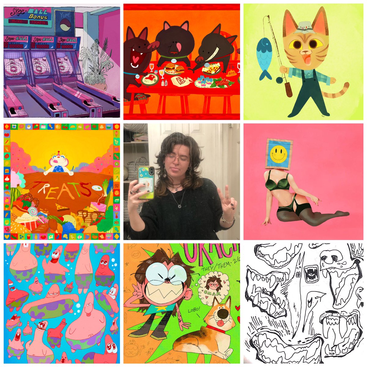GracieDraws's tweet photo. art vs artist 2023 !!! good year https://t.co/CZAMHSDoCI