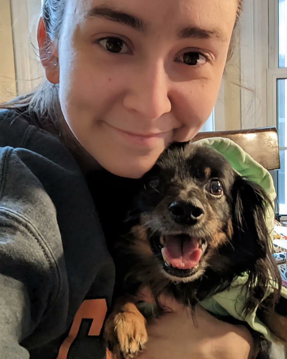 Lexington36's tweet photo. For her 13th birthday, my dog Willow got diagnosed with Glaucoma.

13 years of no health issues had to end eventually I guess https://t.co/x4NFTOsXbw