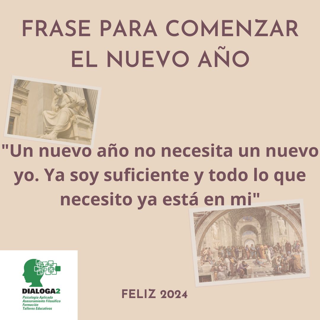Dialoga2's tweet photo. #Filosofía y #PensamientoCrítico para terminar el año, y comenzar el Año Nuevo 2024 desde una #FilosofíadeVida. Con Dialoga2 

Feliz Año https://t.co/1TDzxIaobJ