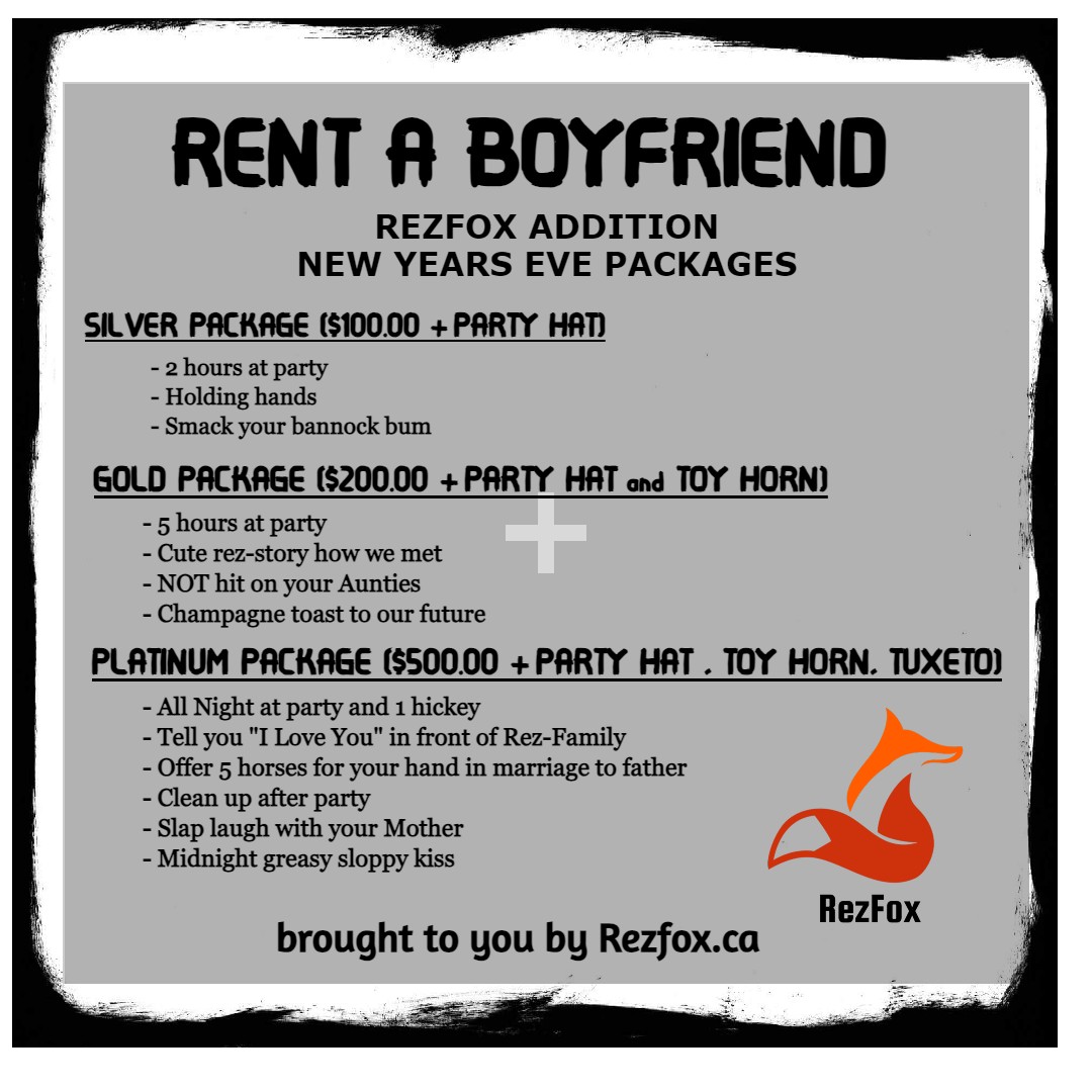 Looking for a date??? lol... Rezfox your Indigenous Dating App has a plan...