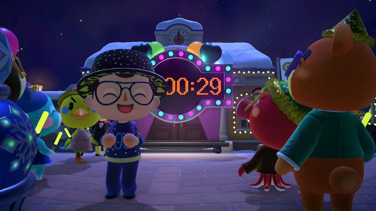 gaels_home's tweet photo. #ACNHWinterChallenge Day 31! NYE! Goodbye Last Year! Hello New Year!

#AnimalCrossingNewHorizons #ACNH #AnimalCrossing #HappyNewYear https://t.co/z0RoV3R8jD