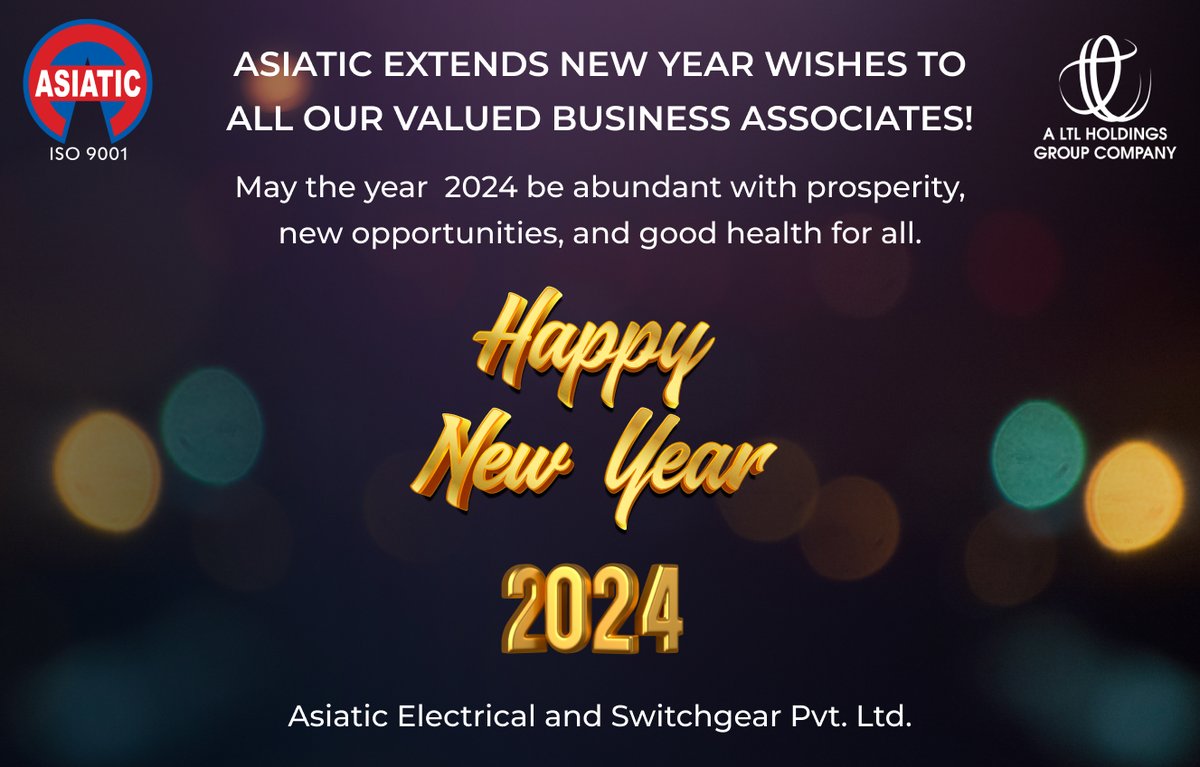 Asiatic011's tweet photo. Asiatic extends  New Year wishes to all our valued business associates! May the year  2024 be abundant with prosperity, new opportunities, and good health for all.
 #happynewyear #newyear #happy  #newyearseve2024 #asiaticservices #ExcellenceInService https://t.co/6olu1LpCMj
