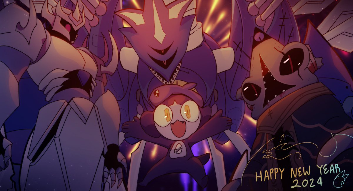 AnigiMukura's tweet image. Happy New Year~✨
🤖🐉🦔🐙💙✨✨✨