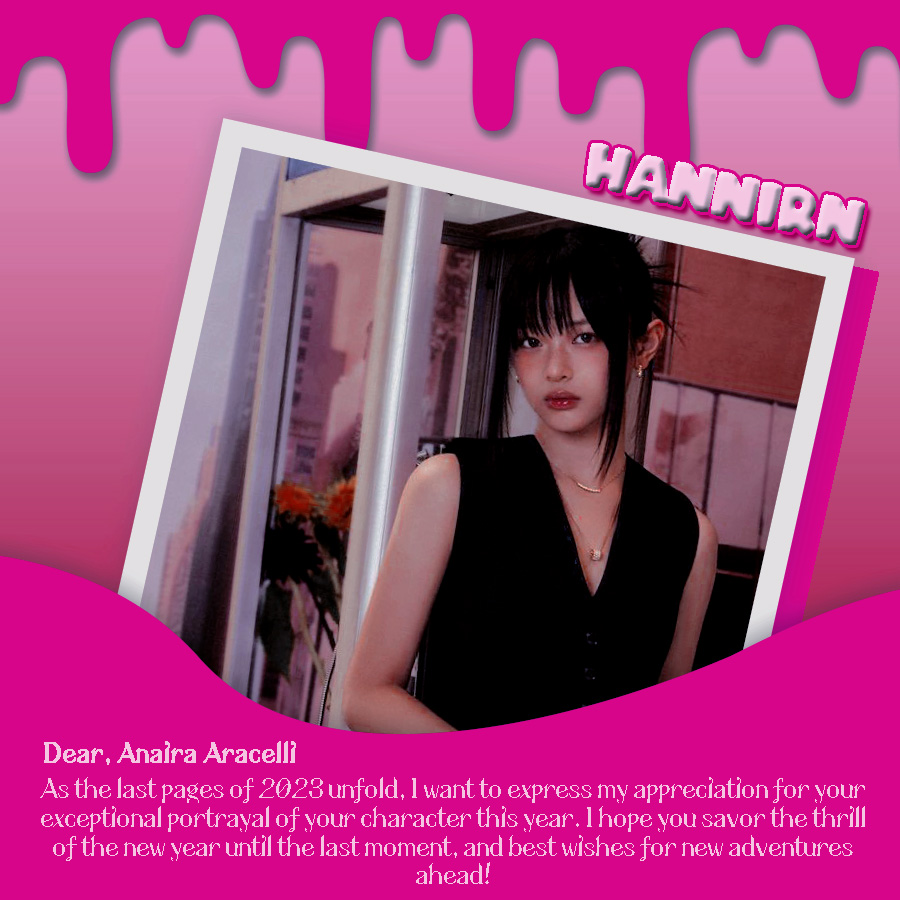 LastPage2023's tweet photo. ฅ ̳͒•ˑ̫• ̳͒ฅ♡ Before 2023 comes to a close, allow us to send you this message ⋆˙⟡ ♡

@hanniphao @hannirn @Hannil @hannilp https://t.co/nBP4U3e7UN