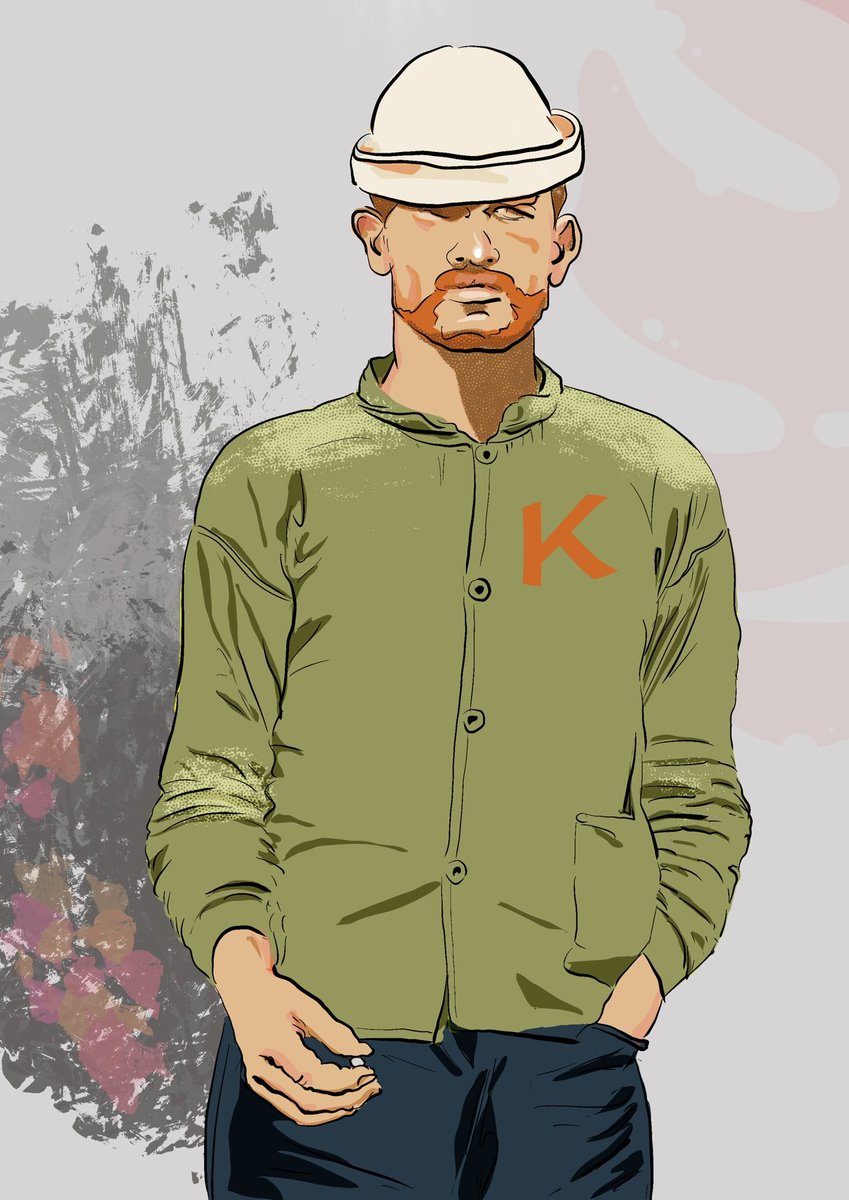 FpDaddy's tweet photo. #workingmen #redheadgay #redhead #illustration #digitalpainting #portrait #gay https://t.co/x9tyEcdnzc