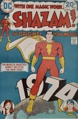 Uncle Gary’s Old School Cover of the Week: 

Shazam #11 (vol. 1) from 1974. Art by Bob Oskner.  Happy New Year from 50 years ago!