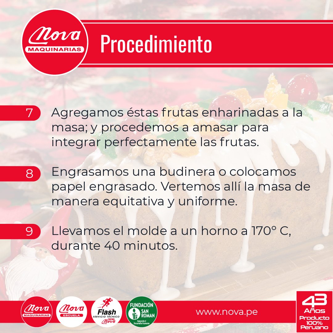 gruponovape's tweet photo. ¡Para cerrar el año te traemos esta super receta de Budín! 🥂🎇 Anotalo, guárdalo o compártelo pero este tweet trae sabor... 💫

#NewYear2024 #Perú #recetas https://t.co/mtAgzvGprk