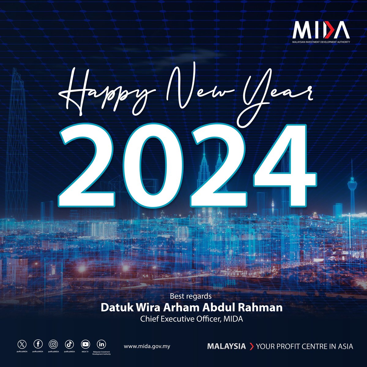 ArhamAR_MIDA's tweet photo. MIDA is committed to doing our best as we stride into the future- #NewYear2024 #BalancingSuccess https://t.co/JSDHgoseAe